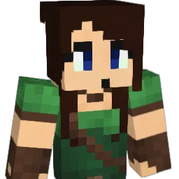 ClareGreen Minecraft avatar bust