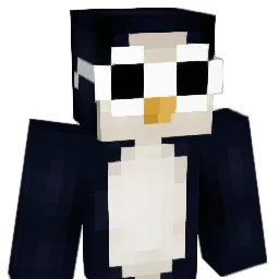 Cloutpenguin Minecraft avatar bust