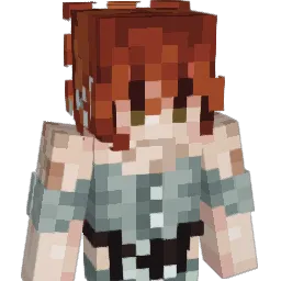 ClumsyVixen Minecraft avatar bust