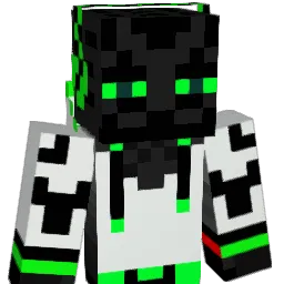 Colful Minecraft avatar bust