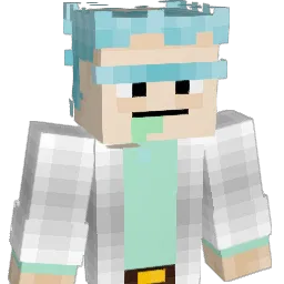 Colouration Minecraft avatar bust