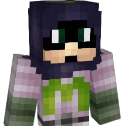 Commences Minecraft avatar bust