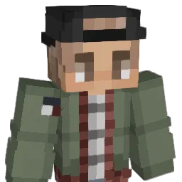Constituting Minecraft avatar bust