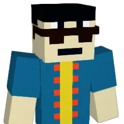 CookieBlockHead Minecraft avatar bust