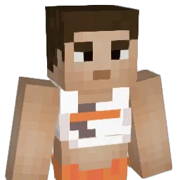Coppper Minecraft avatar bust
