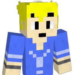 Courageous Minecraft avatar bust