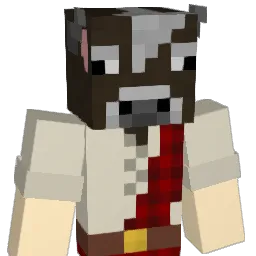 Cowheart Minecraft avatar bust