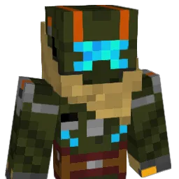 Cpt_Butters Minecraft avatar bust