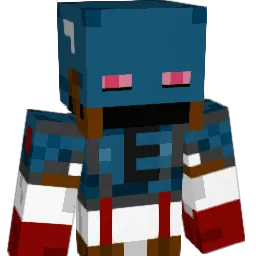 CptnEndermerica Minecraft avatar bust