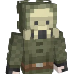 Cr0ok3d Minecraft avatar bust