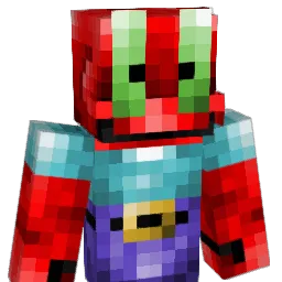 Crabmonster Minecraft avatar bust