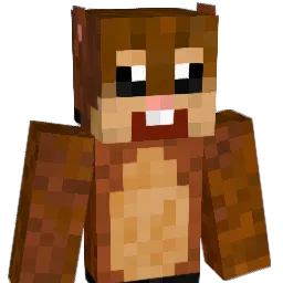 Craftmunk Minecraft avatar bust