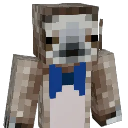 CrazyBookLady Minecraft avatar bust