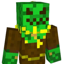 Crazyfroog Minecraft avatar bust