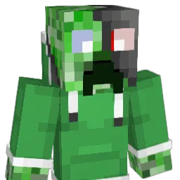 CreeperComPvP Minecraft avatar bust