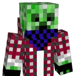 Creepera Minecraft avatar bust