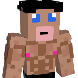 CreepyCaveman Minecraft avatar bust