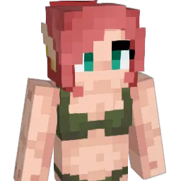 CrossyFire Minecraft avatar bust