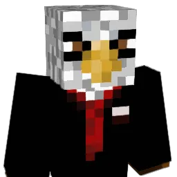 Crowbatman Minecraft avatar bust