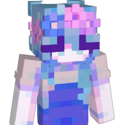 Crystlly Minecraft avatar bust
