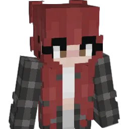Cuddling Minecraft avatar bust