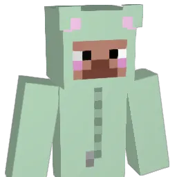 Cumkage Minecraft avatar bust