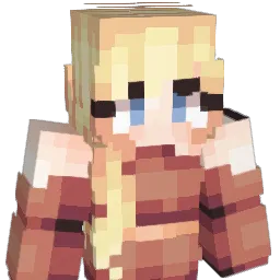 CupcakeCuttie Minecraft avatar bust