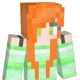 Cupcakerach Minecraft avatar bust