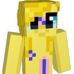 Cupute Minecraft avatar bust