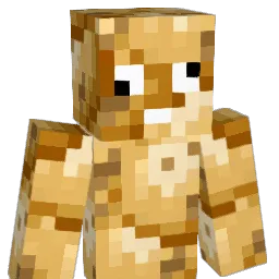 CuriousPotato Minecraft avatar bust