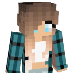 CurlyCindy Minecraft avatar bust