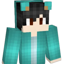 Cyaan Minecraft avatar bust