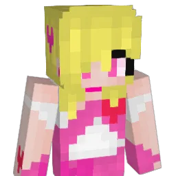 CyberBlondie Minecraft avatar bust