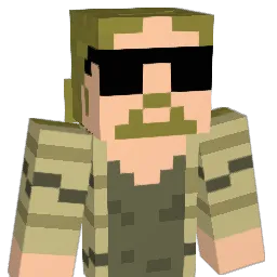 DCPC Minecraft avatar bust