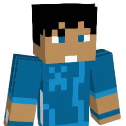 DJTheBlueCreeper Minecraft avatar bust