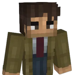 DR10 Minecraft avatar bust