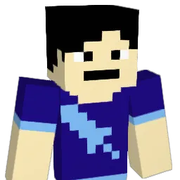 D_BLUE Minecraft avatar bust