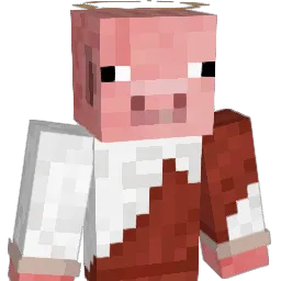 Da_mlg_pig Minecraft avatar bust