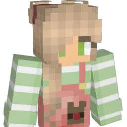 Dabananagirl Minecraft avatar bust
