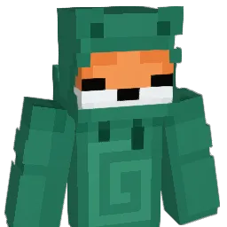 Dactoggled Minecraft avatar bust