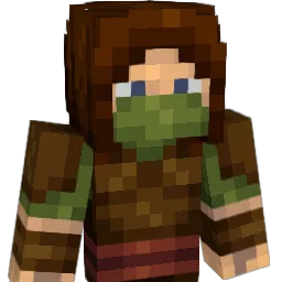 Dahliska Minecraft avatar bust