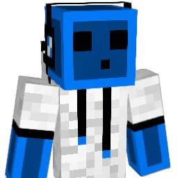 Daimondman Minecraft avatar bust