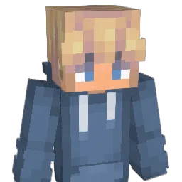 Daluted Minecraft avatar bust
