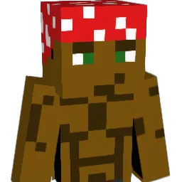 Dambledoor Minecraft avatar bust