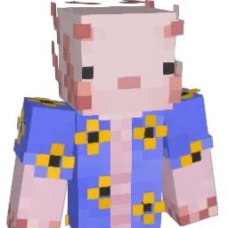 DanieltheAxolotl Minecraft avatar bust