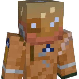 Darwinnable Minecraft avatar bust