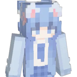 DblueMeow Minecraft avatar bust