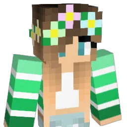 Deananana Minecraft avatar bust