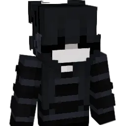 Death0Note Minecraft avatar bust