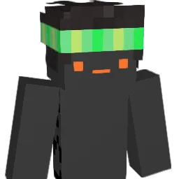 Defensiver Minecraft avatar bust